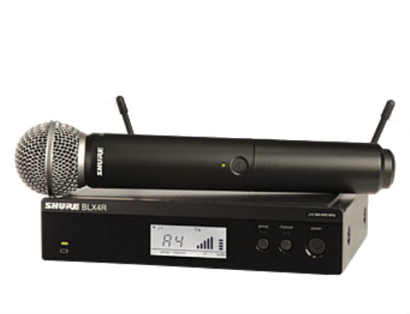 Shure BLX24R/SM58 Schwarz Bühnen-/Auftrittsmikrofon