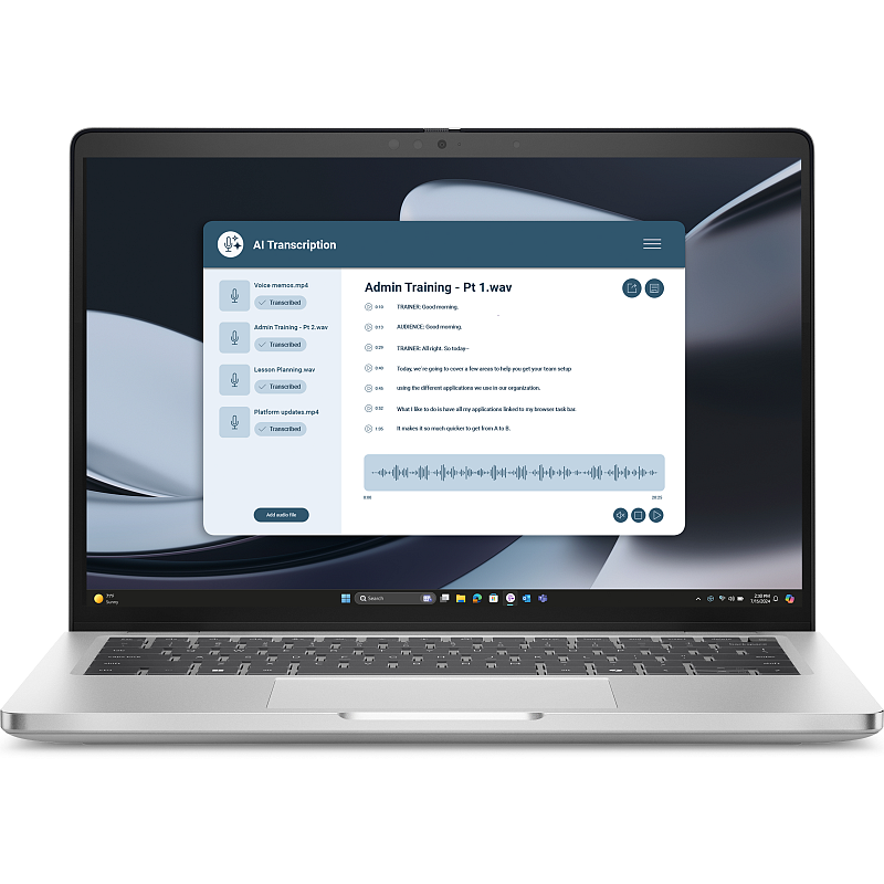 DELL Pro 14 Plus PB14255 Copilot+ PC AMD Ryzen™ 5 PRO 230 Laptop 35,6 cm (14") Full HD+ 16 GB LPDDR5x-SDRAM 512 GB SSD Wi-Fi 7 (802.11be) Windows 11 Pro Deutsch Aluminium