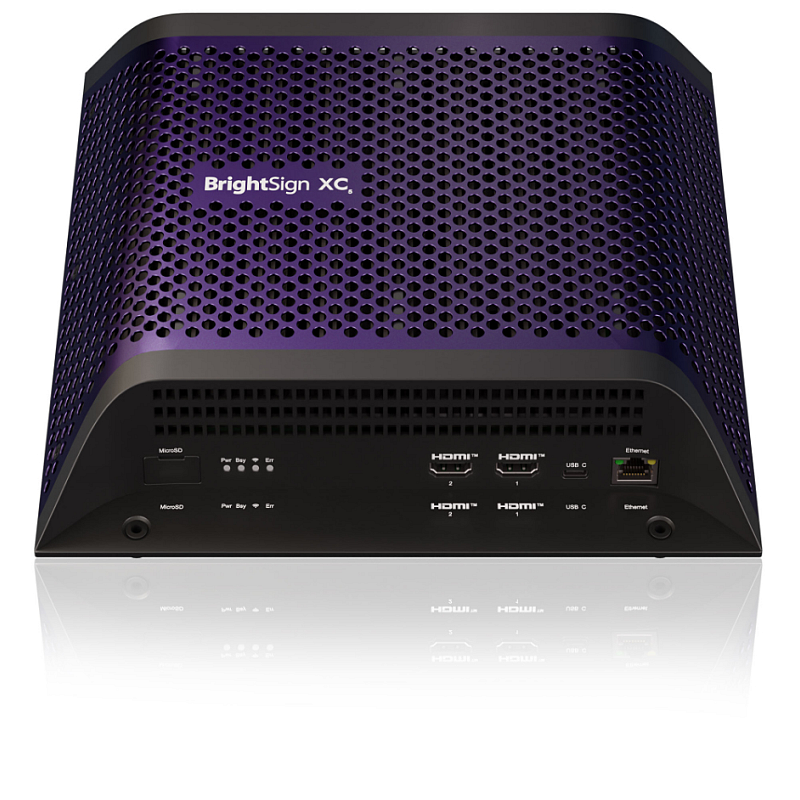 BrightSign XC2055 Digitaler Mediaplayer Violett 8K Ultra HD 7680 x 4320 Pixel