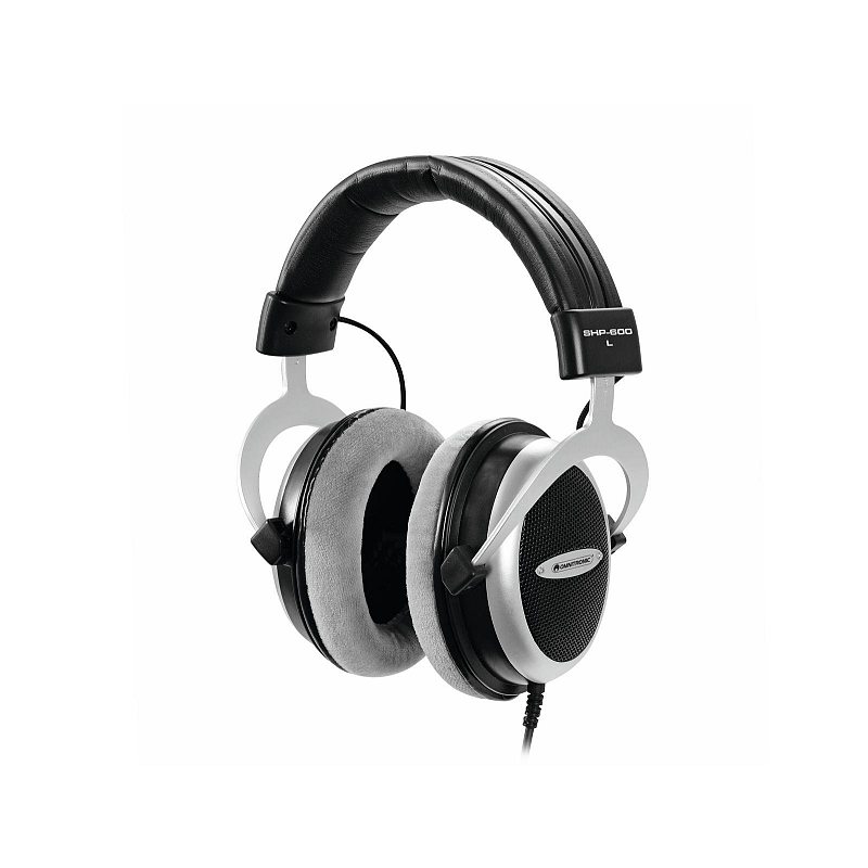 Omnitronic 14000329 Kopfhörer & Headset Kabelgebunden Kopfband Anrufe/Musik Schwarz, Silber