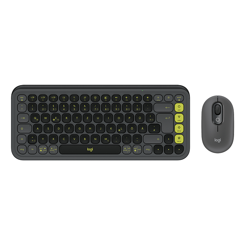 Logitech 920-013106 Tastatur Maus enthalten Universal Bluetooth QWERTZ Deutsch Graphit
