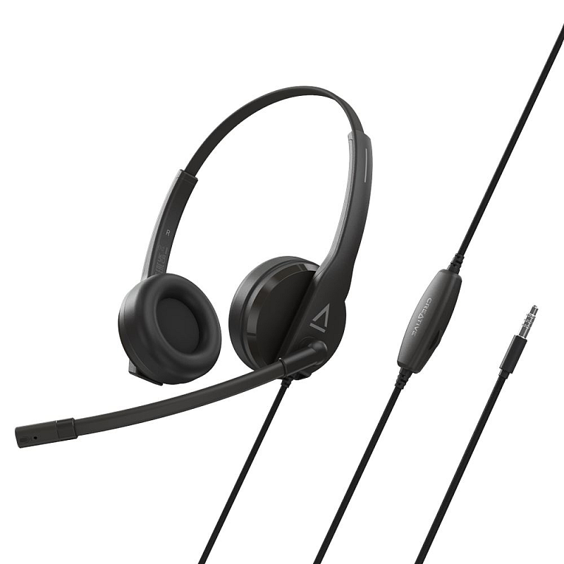 Creative Labs HS-230 Kopfhörer Kabelgebunden Kopfband Anrufe/Musik USB Typ-A Schwarz