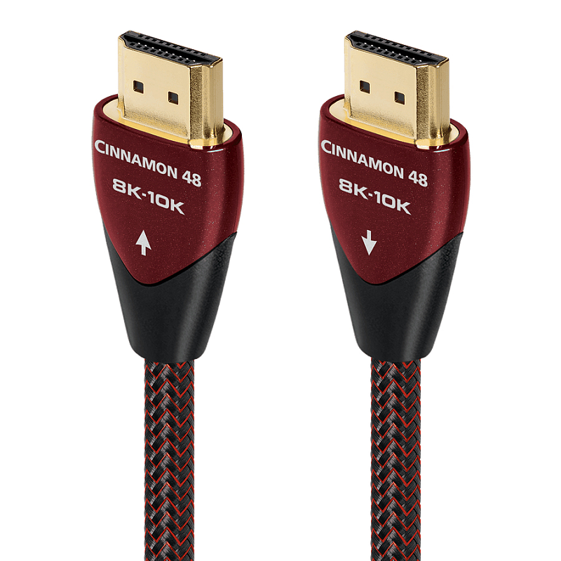 AudioQuest Cinnamon 48 HDMI-Kabel 1 m HDMI Typ A (Standard) 3 x HDMI Type A (Standard) Schwarz, Zimtfarbe