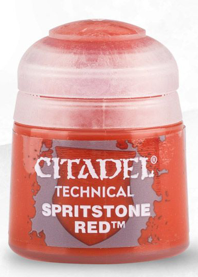 Games Workshop Technical Spiritstone Red Acrylfarbe 12 ml Rot Topf