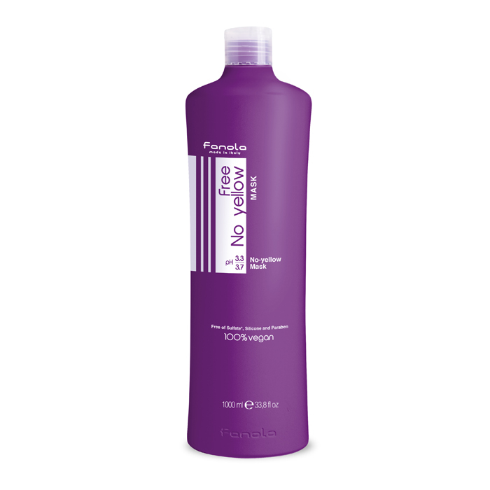 Fanola Free No Yellow 1000ml Haarmaske Frauen