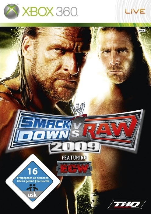 THQ WWE SmackDown vs. Raw 2009 Deutsch Xbox 360