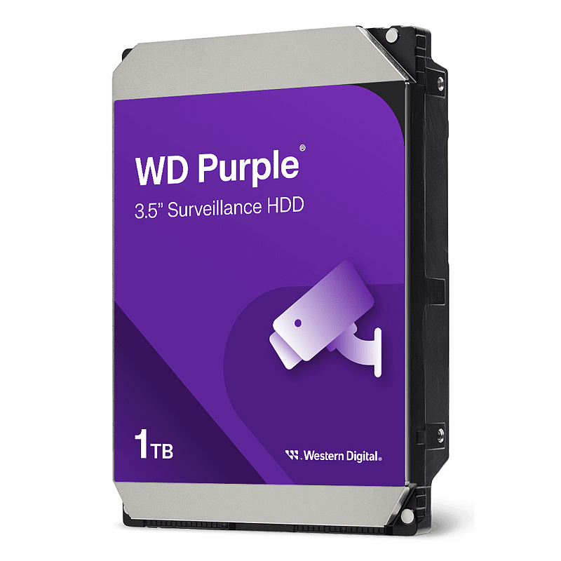 Western Digital Purple Interne Festplatte 1 TB 5400 RPM 64 MB 3.5" Serial ATA III