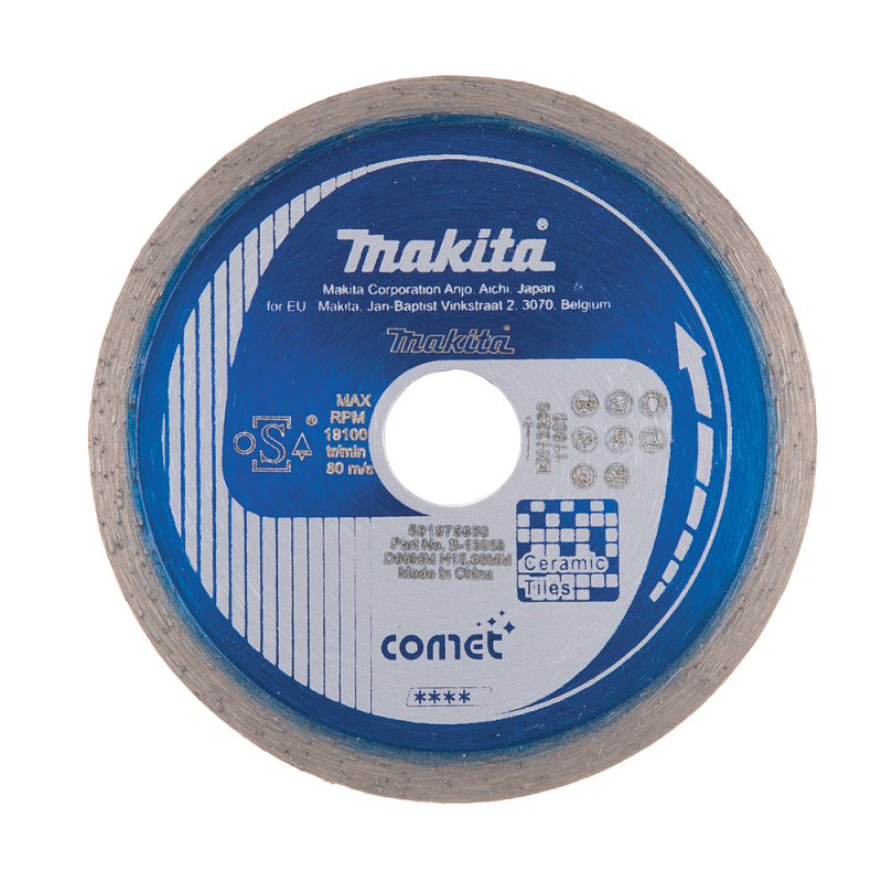 Makita B-13063 Diamantklinge 8 cm Kontinuierliche Radkranzdiamanttrennscheibe