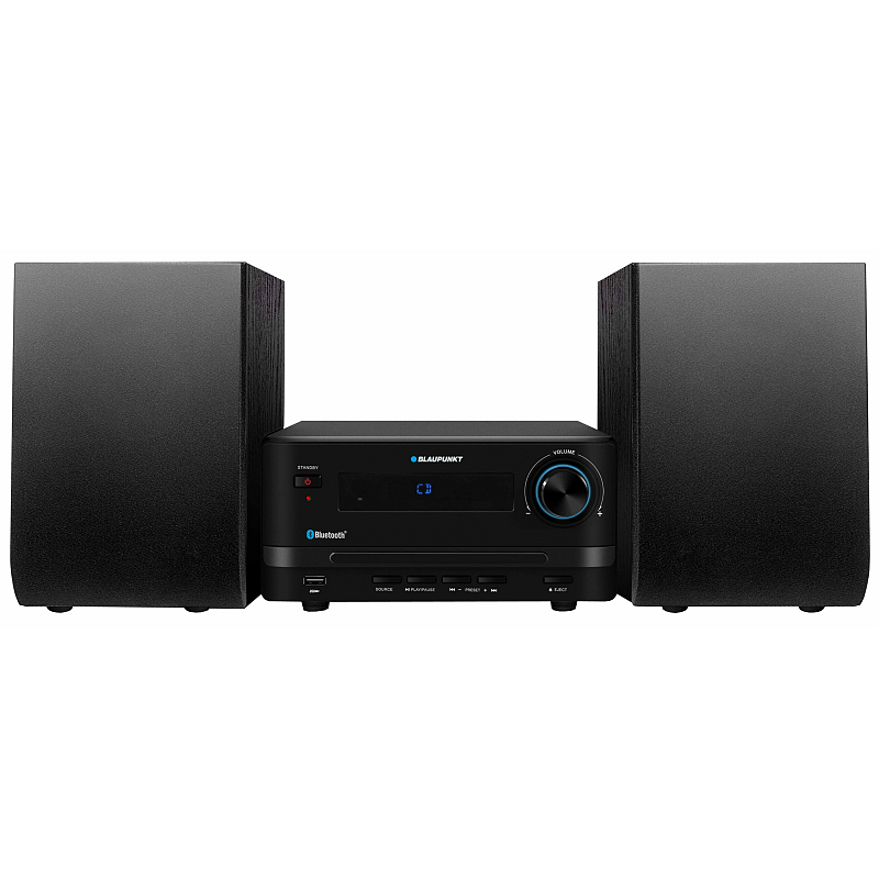 Blaupunkt MS14BT Home-Stereoanlage Heim-Audio-Mikrosystem 45 W Schwarz