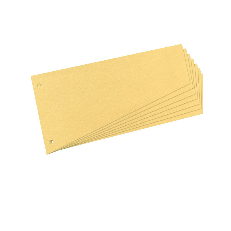 Herlitz 10838381 Trennblatt Karton Gelb 100 Stück(e)