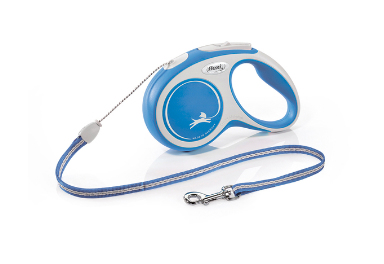Flexi New Comfort S Cord 5 m Blau Hund Rückziehbare Leine