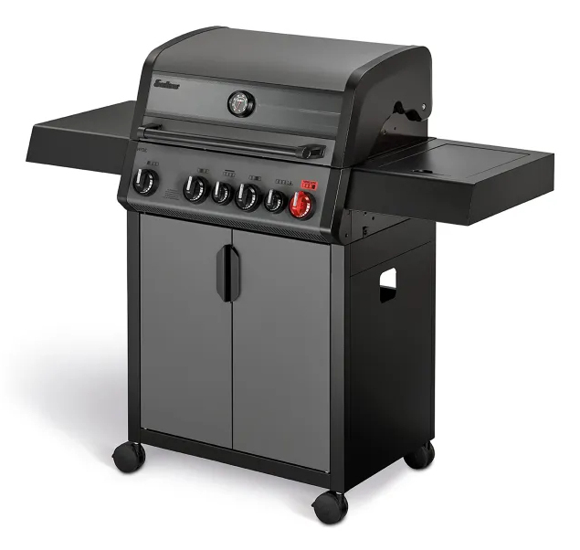 Enders Colsman Hyde 4 Sikr Turbo Grill Kochstation Gas Schwarz, Edelstahl 19400 W