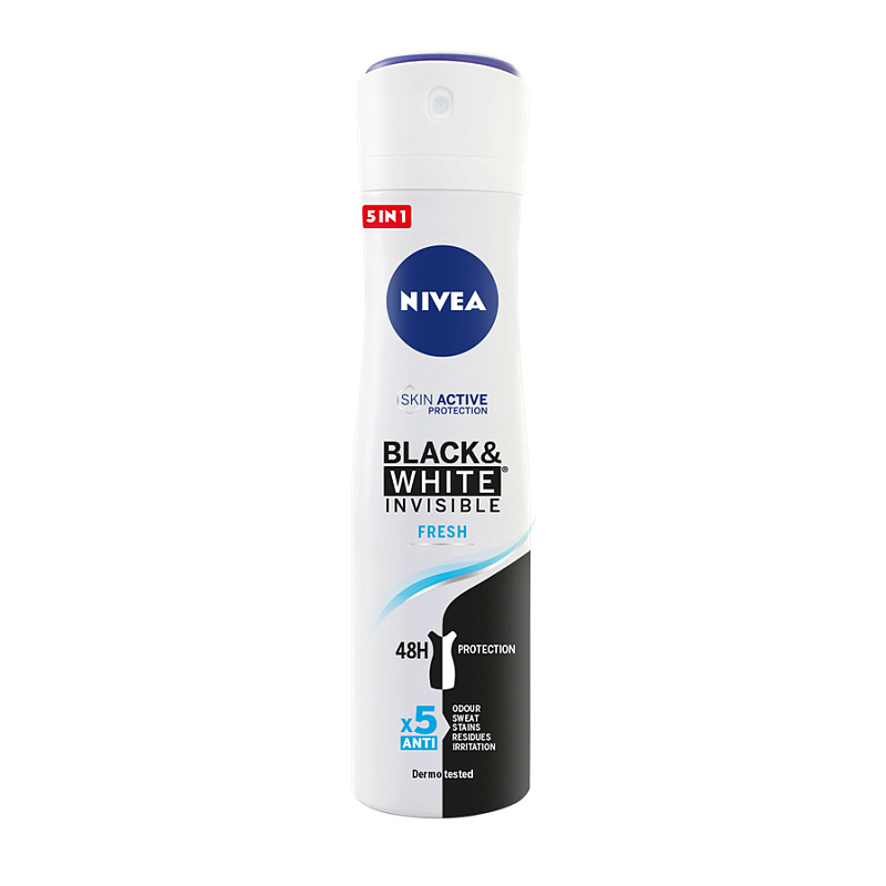 NIVEA Black & White Invisible Fresh Männer Spray-Deodorant 200 ml 1 Stück(e)