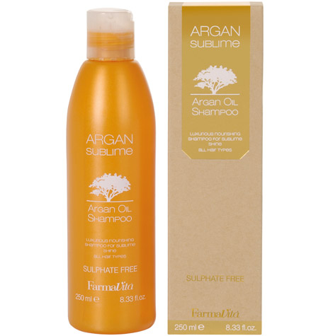FarmaVita Argan Sublime Oil Shampoo 250 ml Professionell Frauen