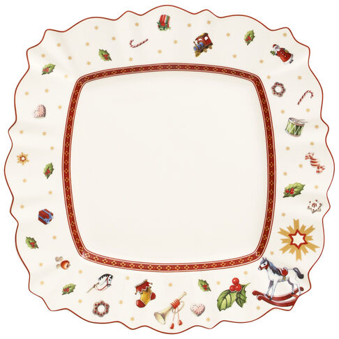 Villeroy & Boch 1485852629 Teller Essteller Quadratisch Porzellan Mehrfarbig 1 Stück(e)