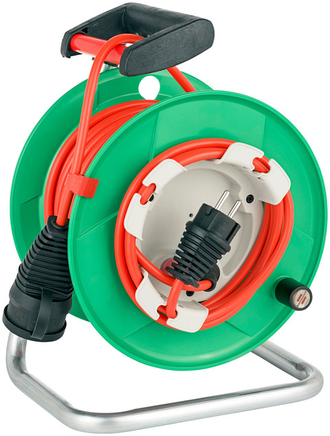 Brennenstuhl 1098550001 Verlängerungskabel 23 m 1 AC-Ausgänge Draußen Grün, Orange