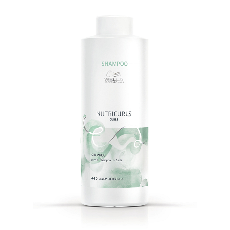 Wella Professionals Nutricurls Micellar Curls 1000 ml Shampoo Professionell Frauen