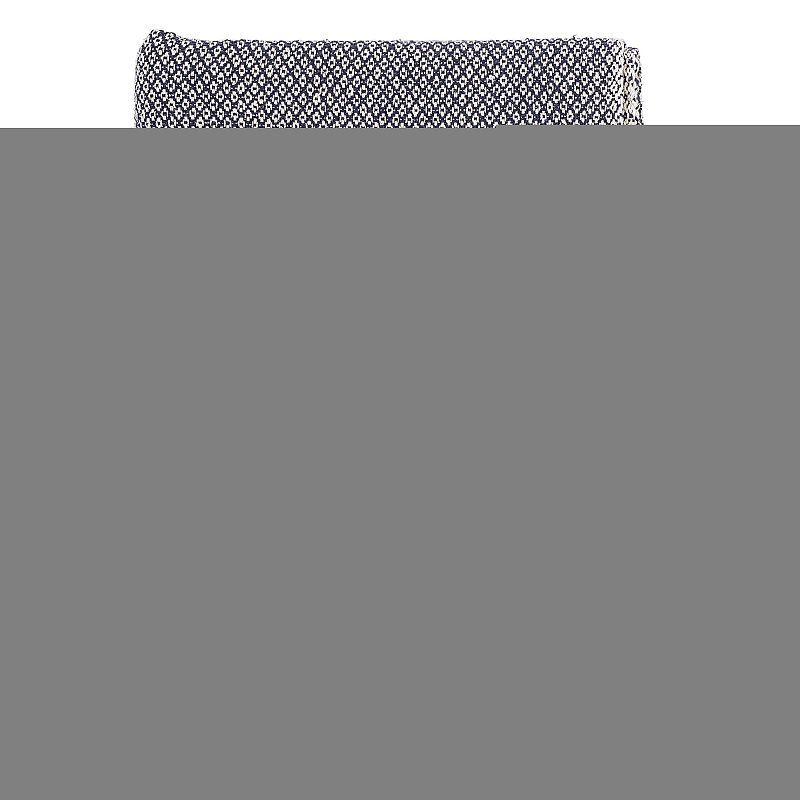 Bloomingville Barry Decke, Blue, Recycelte Baumwolle