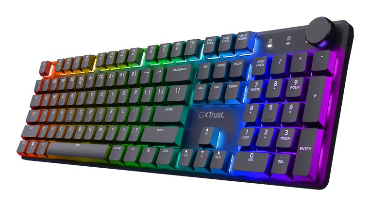 Trust GXT 868 TORIX Tastatur Gaming RF Wireless QWERTZ Deutsch Schwarz