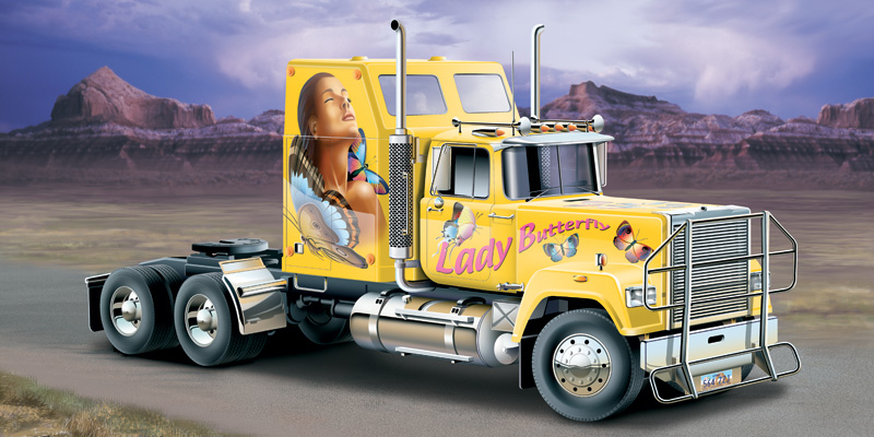 Italeri U.S. SUPERLINER LKW-/Anhänger-Modell Montagesatz 1:24
