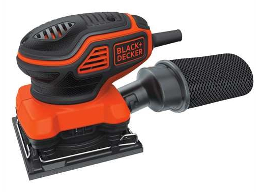 Black & Decker KA450-QS Schwingschleifer 16000 RPM Schwarz, Orange