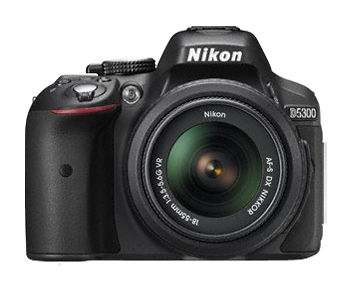 Nikon D5300 + AF-S DX NIKKOR 18-55mm VR II SLR-Kamera-Set 24,2 MP CMOS 6000 x 4000 Pixel Schwarz