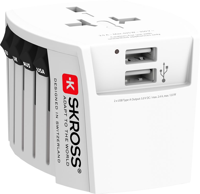 Skross 61664 Ladegerät für Mobilgeräte Weiß