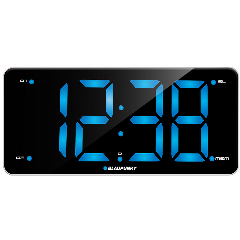 Blaupunkt CR15WH Wecker Digitaler Wecker Schwarz, Weiß