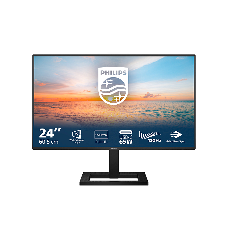 Philips 1000 series 24E1N1300AE/00 Computerbildschirm 60,5 cm (23.8") 1920 x 1080 Pixel Full HD LCD Schwarz