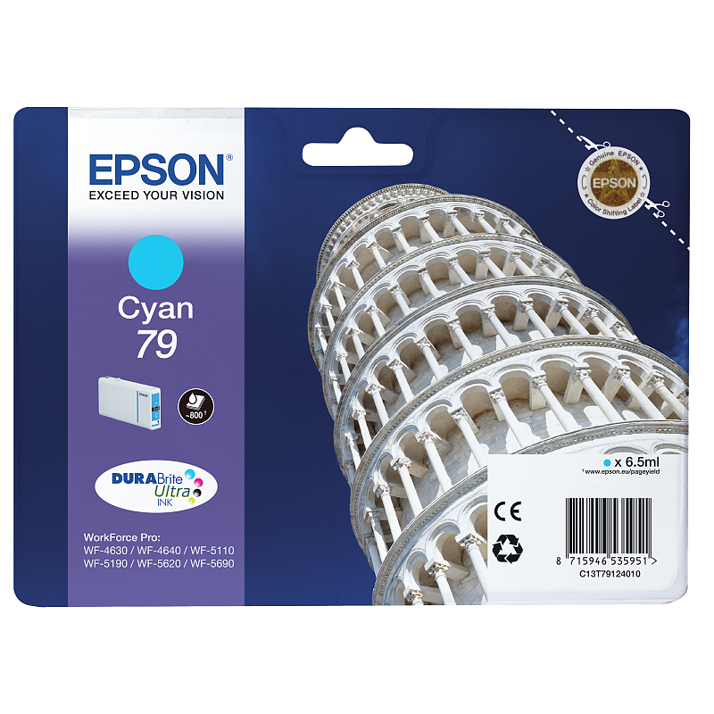 Epson Tower of Pisa Tintenpatrone 79 Cyan