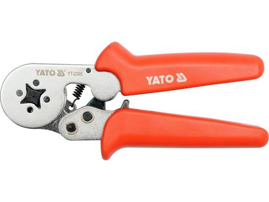 Yato YT-2305 Kabel-Crimper Crimpwerkzeug Orange, Silber