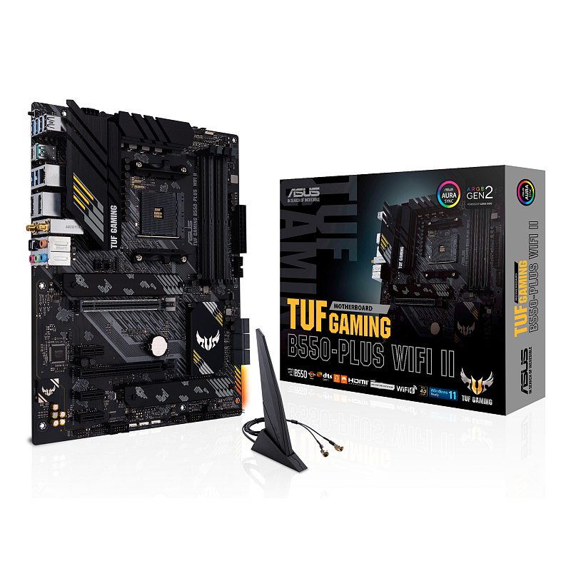 ASUS TUF GAMING B550-PLUS WIFI II AMD B550 Sockel AM4 ATX