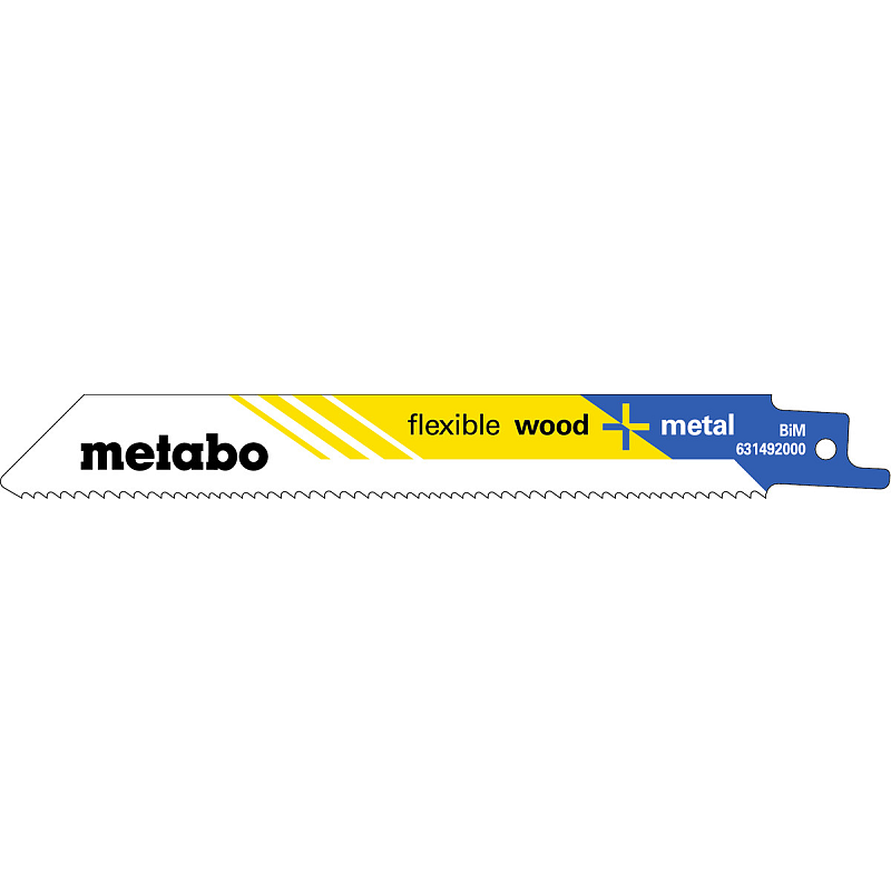 Metabo 5 Säbelsägeblätter "flexible wood + metal" 150 x 0,9 mm (631492000)