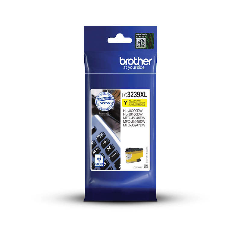Brother LC-3239XLY Druckerpatrone 1 Stück(e) Original Hohe (XL-) Ausbeute Gelb