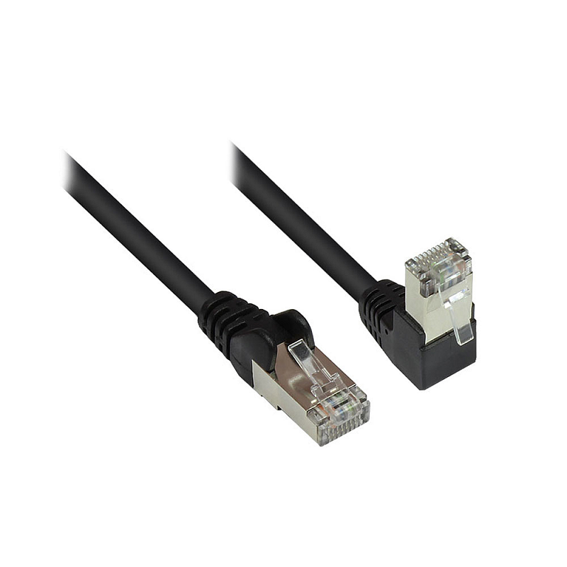 Alcasa 806W-100S Netzwerkkabel Schwarz 10 m Cat6 S/FTP (S-STP)