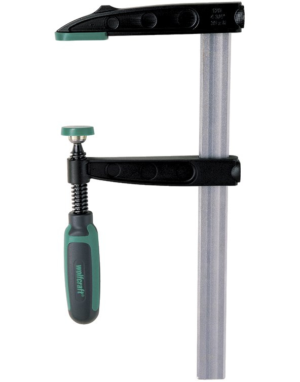 wolfcraft GmbH SZ 80-150 Schraubzwinge 15 cm Schwarz, Grau