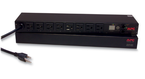APC Rack PDU, Switched, 1HE, 15 A, 100/120 V, (8)5-15