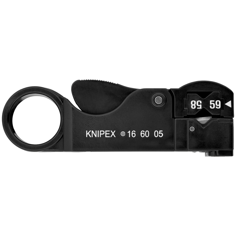 Knipex 16 60 05 Abisolierzange Schwarz