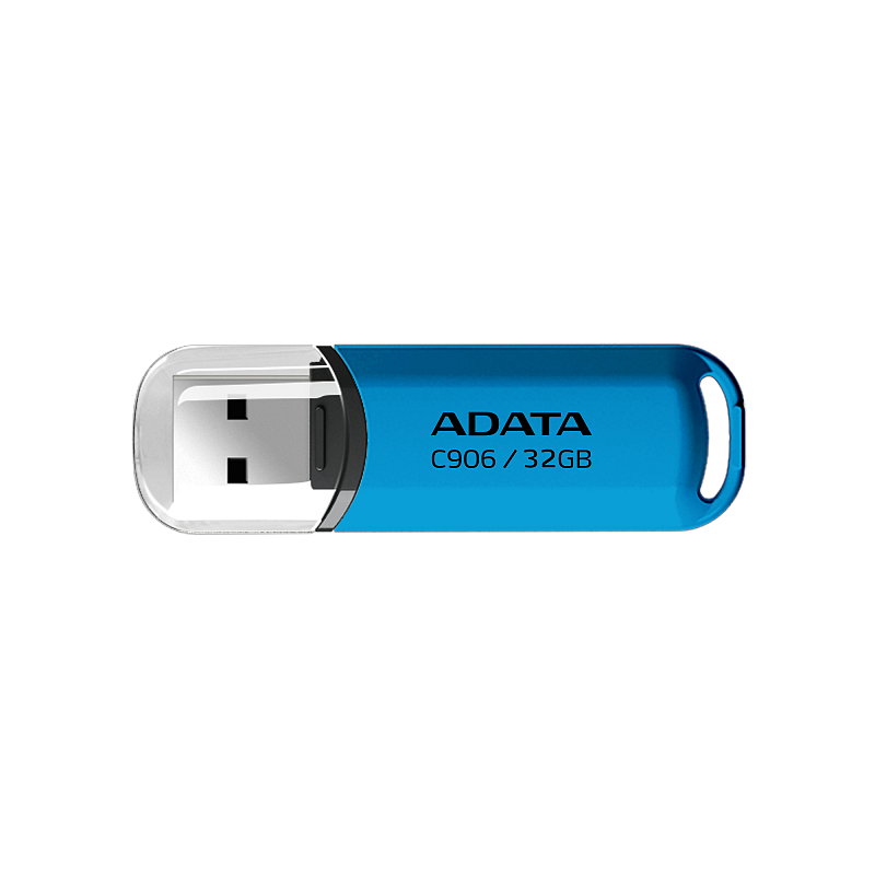 ADATA AC906-32G-RWB USB-Stick 32 GB USB Typ-A 2.0 Blau, Transparent