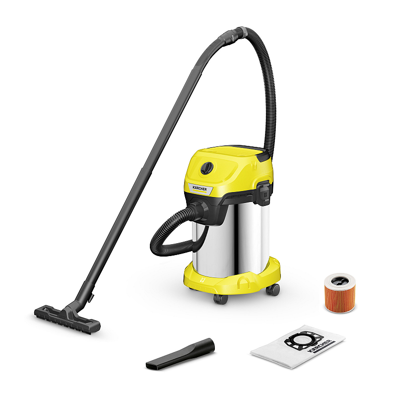 Kärcher WD 3 S V-19/4/20 19 l Trommel-Vakuum Trocken&Nass 1000 W Staubbeutel