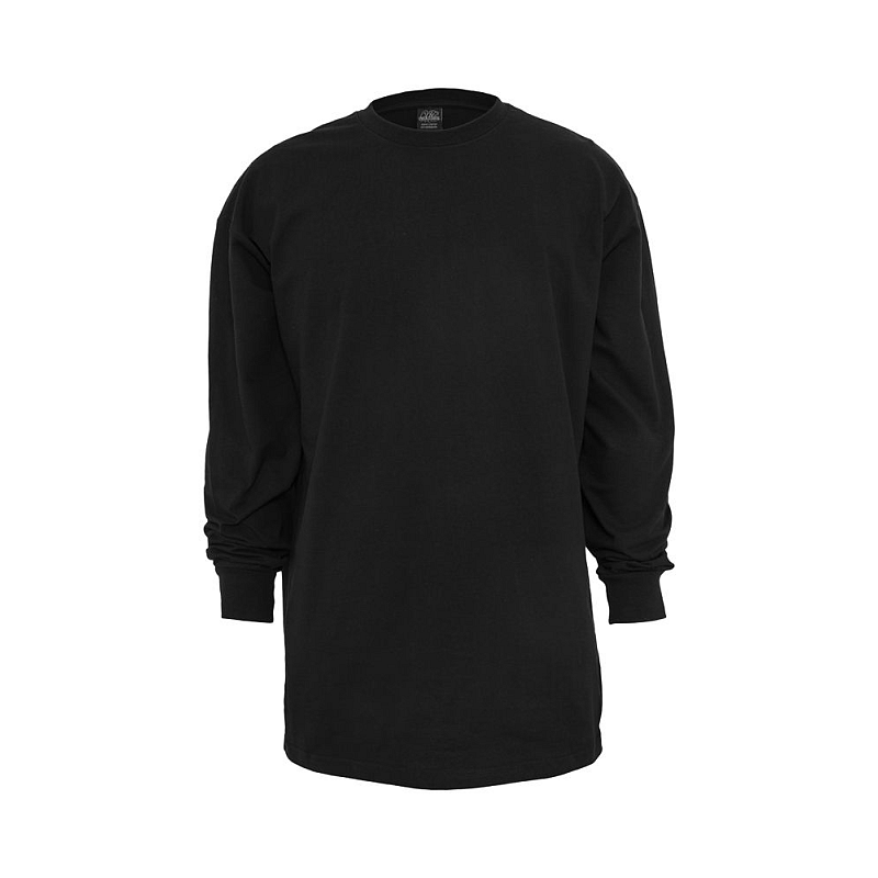 Urban Classics Tall Tee L/S T-Shirt Rundhals Langärmlig Baumwolle, Viskose