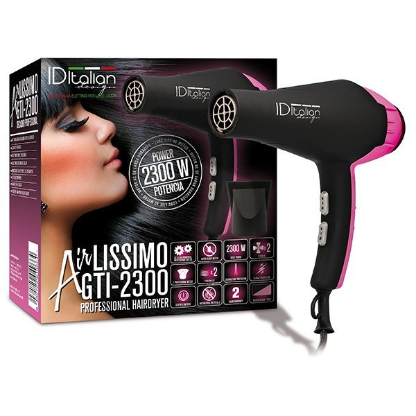 Italian Design GTI 2300 Haartrockner 2300 W Schwarz, Blau