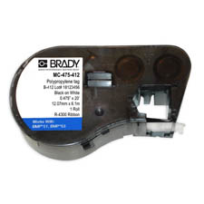 Brady 143236 Schwarz, Weiß Nicht klebendes Druckeretikett