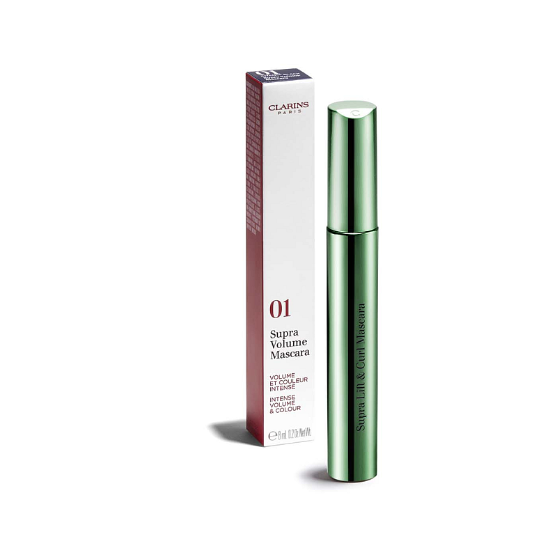 Clarins Supra Lift & Curl Mascara 01 Black 8 ml 8 g