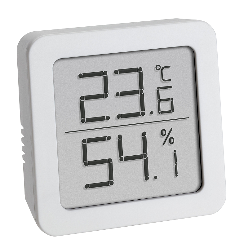 TFA-Dostmann 30.5051.02 Hygrometer/Psychrometer Drinnen Elektronisches Hygrometer Weiß
