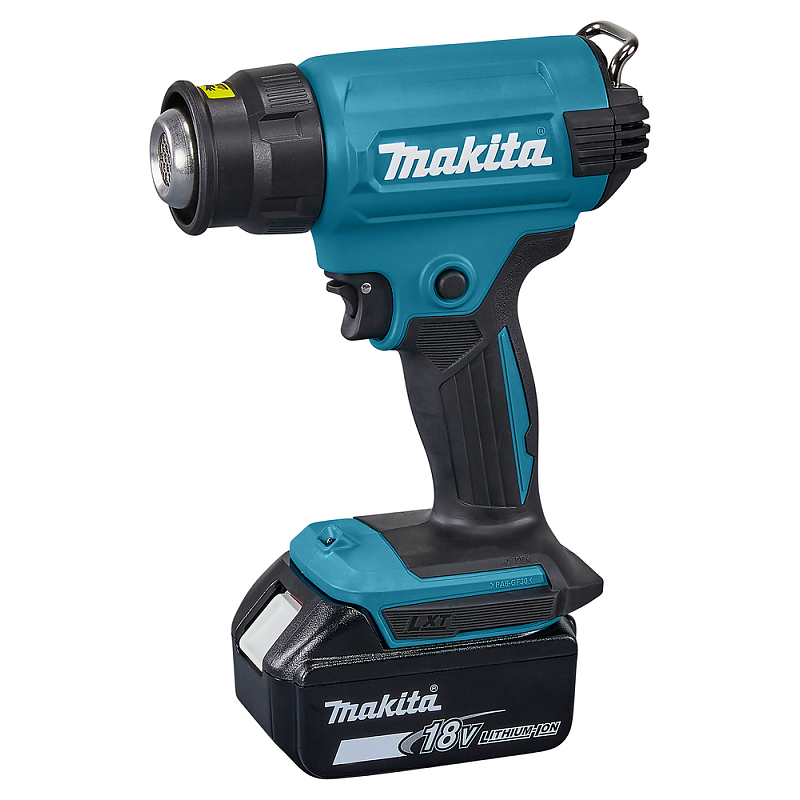 Makita DHG180Z Heißluftpistole 200 l/min 550 °C Schwarz, Blau