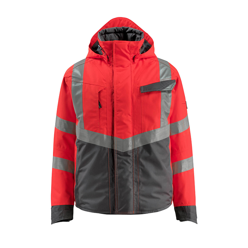 MASCOT 15535-231-22218 Winter Jacket Jacke Anthrazit, Rot