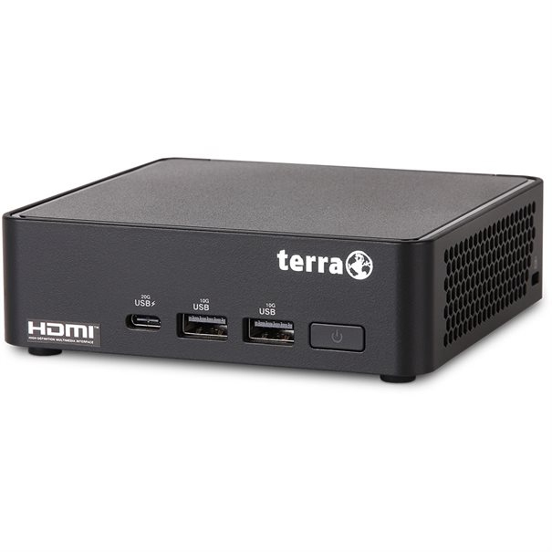TERRA PC-Micro 5000 SILENT GREENLINE Intel Core 3 100U 8 GB DDR5-SDRAM 500 GB SSD Windows 11 Pro Micro PC Mini-PC Schwarz