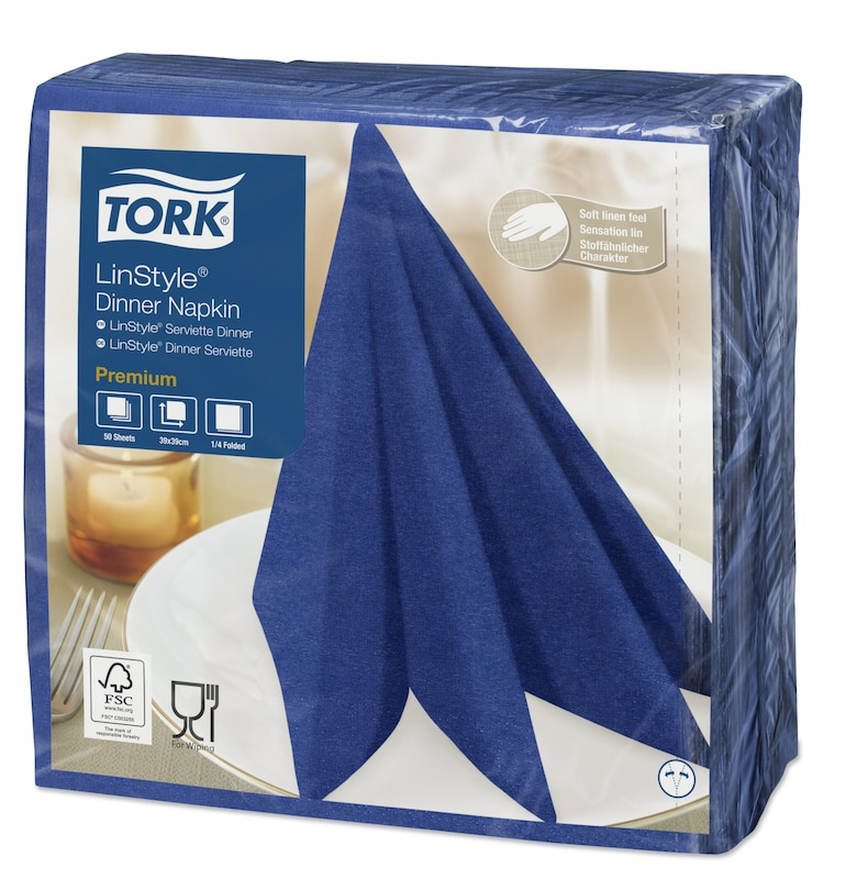 Tork 478856 Papierserviette Blau 50 Stück(e)