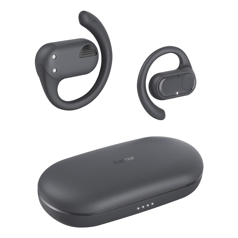Hama Spirit Open Kopfhörer True Wireless Stereo (TWS) im Ohr Anrufe/Musik Bluetooth Schwarz